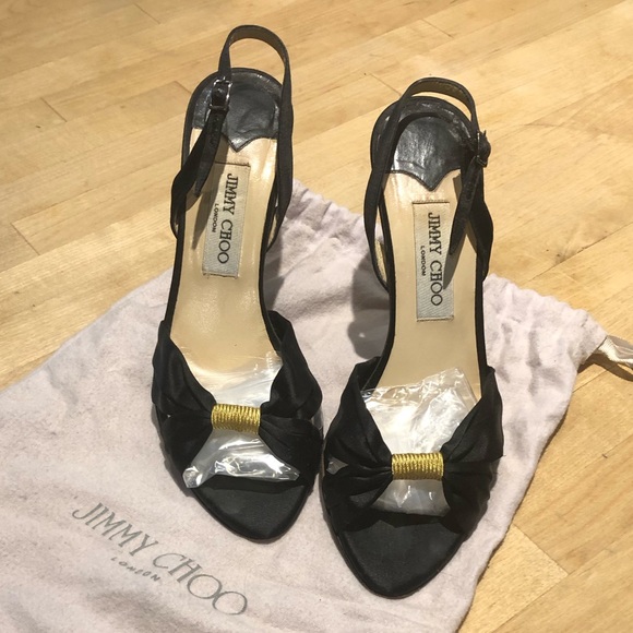 Jimmy Choo Satin Heels Size 39 - Picture 3 of 8